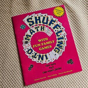 4/$20 Shuffling Into‎ Math - With Fun Family Games - Paperback
